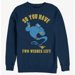 Buy 🌟 Disney Aladdin Mo Wishes Crew Sweatshirt 🤩