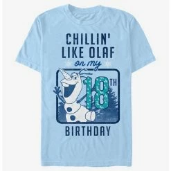 Budget 😉 Disney Frozen Olaf 🤩 Birthday 18 T-Shirt ✨