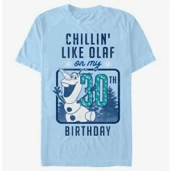 Best Sale ✨ Disney Frozen Olaf 😍 Birthday 30 T-Shirt ✔️