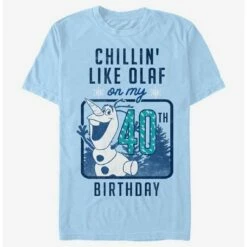 Best reviews of 👍 Disney Frozen Olaf Birthday 40 T-Shirt 🛒
