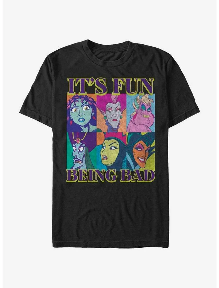 New ❤️ Disney Villains Villians Squared Up T-Shirt 🛒 1 New ❤️ Disney Villains Villians Squared Up T-Shirt 🛒