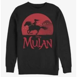 Coupon ⭐ Disney Mulan Mulan Sunset Crew Sweatshirt ❤️