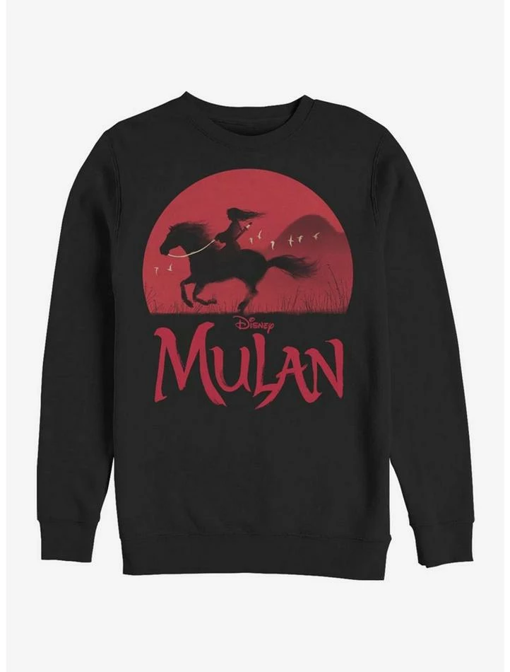Coupon ⭐ Disney Mulan Mulan Sunset Crew Sweatshirt ❤️ 1 Coupon ⭐ Disney Mulan Mulan Sunset Crew Sweatshirt ❤️