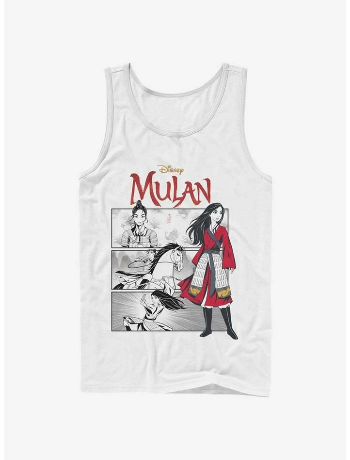 Wholesale 🔥 Disney Mulan Mulan Comic Panels Tank ❤️ 1 Wholesale 🔥 Disney Mulan Mulan Comic Panels Tank ❤️
