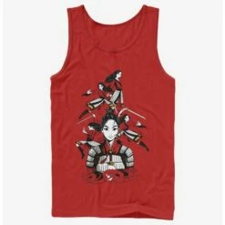 Outlet ⌛ Disney Mulan Mulan Poses Tank 🤩