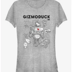 Flash Sale 🎁 Disney DuckTales Gizomoduck Schematic Girls T-Shirt 🎉