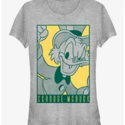 New 👍 Disney DuckTales Pop Poster Scrooge 😉 Girls T-Shirt ❤️