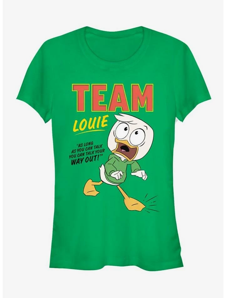 Budget 🥰 Disney DuckTales Team Louie Girls T-Shirt 🌟 1 Budget 🥰 Disney DuckTales Team Louie Girls T-Shirt 🌟