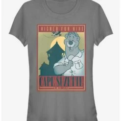 Cheap ⌛ Disney TaleSpin Cape Suzette Poster 🥰 Girls T-Shirt ❤️