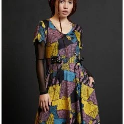 Best Pirce 😉 The Nightmare Before Christmas Sally Mesh Long-Sleeve Dress 🎁