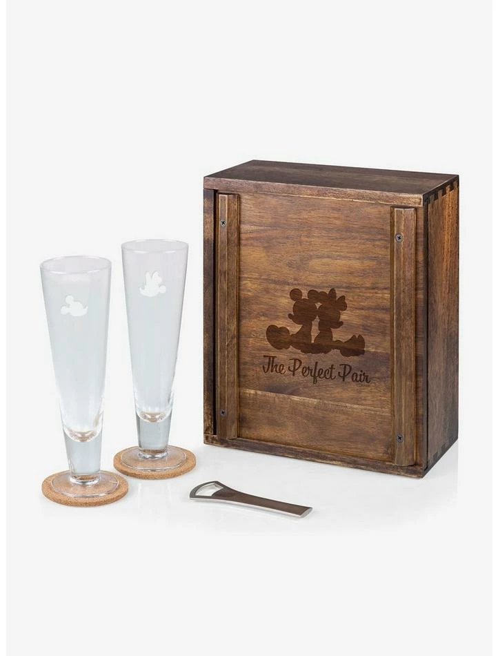 Deals ✨ Disney Mickey Mouse & Minnie Mouse Beverage Glass Set 👍 2 Deals ✨ Disney Mickey Mouse & Minnie Mouse Beverage Glass Set 👍 - Image 2