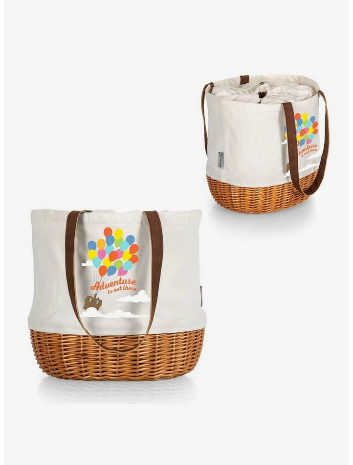 Outlet π Disney Pixar Up Coronado Canvas And Willow Basket Tote π 1 Outlet π Disney Pixar Up Coronado Canvas And Willow Basket Tote π