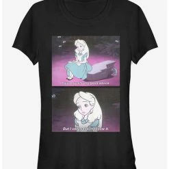 Cheap 🎉 Disney Alice In Wonderland Advice Meme Girls T-Shirt 🥰