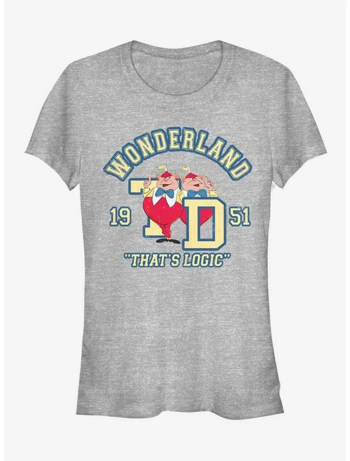 Top 10 ⌛ Disney Alice In Wonderland Tweedle Collegiate Girls T-Shirt 🔔 1 Top 10 ⌛ Disney Alice In Wonderland Tweedle Collegiate Girls T-Shirt 🔔