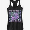 Best Sale ✨ Disney Alice In Wonderland Mad Here Trip 😍 Girls Tank 🔔