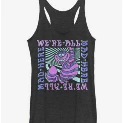 Top 10 😀 Disney Alice In Wonderland Mad Here Trip Girls Tank ⭐