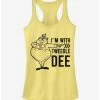 Cheap ✨ Disney Alice In Wonderland Tweedle Dee Dum Dee 🔥 Girls Tank ❤️