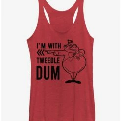 Cheap ✔️ Disney Alice In Wonderland Tweedle Dum Dee Dum 🤩 Girls Tank ❤️