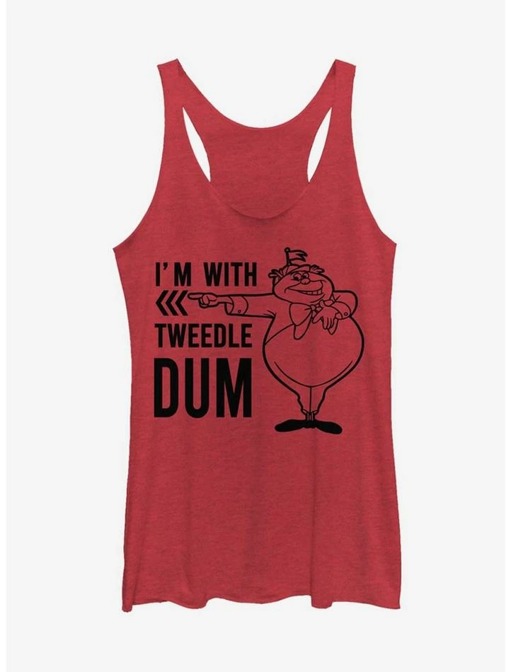 Cheap ✔️ Disney Alice In Wonderland Tweedle Dum Dee Dum 🤩 Girls Tank ❤️ 1 Cheap ✔️ Disney Alice In Wonderland Tweedle Dum Dee Dum 🤩 Girls Tank ❤️