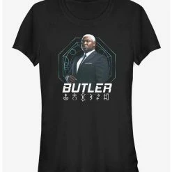 Hot Sale 🛒 Disney Artemis Fowl Butler Hero Shot Girls T-Shirt 🎉