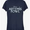 Brand new 🛒 Disney Artemis Fowl Metallic Logo Girls T-Shirt 👏