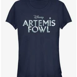 Brand new 🛒 Disney Artemis Fowl Metallic Logo Girls T-Shirt 👏