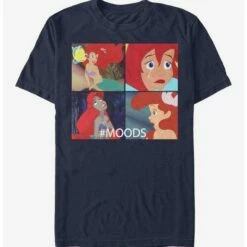 Coupon ❤️ Extra Soft Disney The Little Mermaid Ariel Moods T-Shirt 🥰