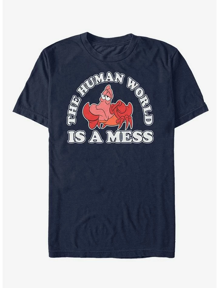 Deals ⭐ Extra Soft Disney The Little Mermaid World's A Mess T-Shirt ✔️ 1 Deals ⭐ Extra Soft Disney The Little Mermaid World's A Mess T-Shirt ✔️