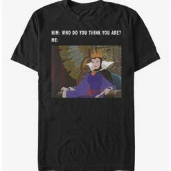 Cheap 🎉 Extra Soft Disney Villains Evil Queen Meme T-Shirt 🤩