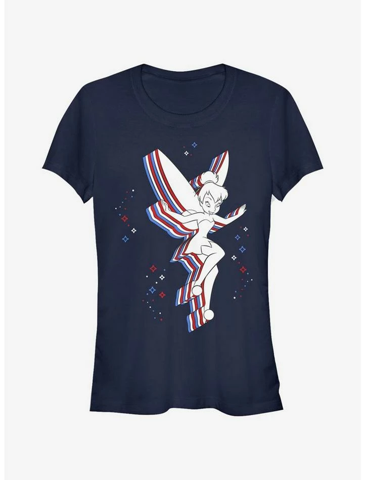 Top 10 ❤️ Disney Tinker Bell Tink Americana Girls T-Shirt 🌟 1 Top 10 ❤️ Disney Tinker Bell Tink Americana Girls T-Shirt 🌟