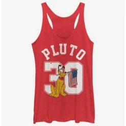 Hot Sale 🎁 Disney Mickey Mouse Pluto Collegiate Girls Tank ⌛