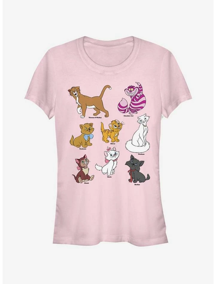 Cheap 👏 Disney Classic Disney Cats Grid Girls T-Shirt 😉 2 Cheap 👏 Disney Classic Disney Cats Grid Girls T-Shirt 😉 - Image 2
