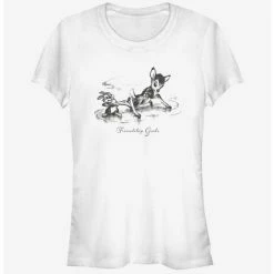 Cheapest 😉 Disney Bambi Friendship 😍 Girls T-Shirt ⌛