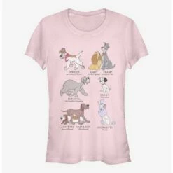 Best Sale ✔️ Disney Classic Dog Breeds Girls T-Shirt ❤️ -Dressup Outfits Shop 14115321 hi