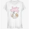Best Pirce 🎁 Disney Lady And The Tramp Cirlcle Logo 🛒 Girls T-Shirt ⭐