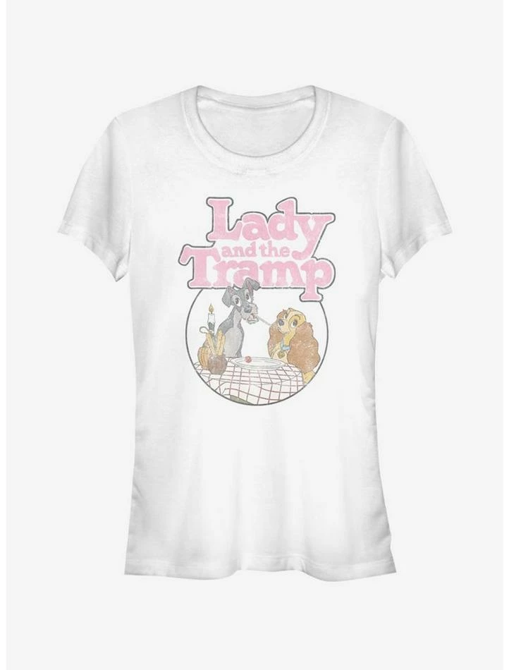 Best Pirce 🎁 Disney Lady And The Tramp Cirlcle Logo 🛒 Girls T-Shirt ⭐ 1 Best Pirce 🎁 Disney Lady And The Tramp Cirlcle Logo 🛒 Girls T-Shirt ⭐
