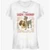 Brand new 😍 Disney Lady And The Tramp Vintage Cover Girls T-Shirt ⭐