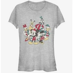 Hot Sale ✔️ Disney Mickey Mouse Holiday Group ⭐ Girls T-Shirt 🧨