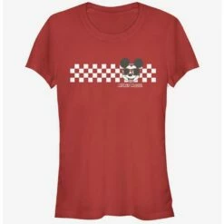 Wholesale 🔥 Disney Mickey Mouse Mickey Checkers Girls T-Shirt 😉