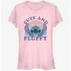 Promo ❤️ Disney Lilo & Stitch Cute And Fluffy 🤩 Girls T-Shirt 🤩