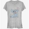 Top 10 🌟 Disney Lilo & Stitch Half Tone Stitch Girls T-Shirt 😍