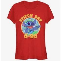 Cheapest ⌛ Disney Lilo & Stitch Stitch Day 🌟 Girls T-Shirt 🥰