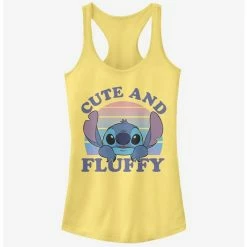 Outlet ⌛ Disney Lilo & Stitch Cute And Fluffy 💯 Girls Tank 🥰