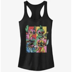 Brand new 👏 Disney Lilo & Stitch Grunge Stitch Girls Tank 💯