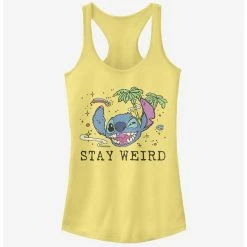 Budget ⌛ Disney Lilo & Stitch Trippy Stitch 🛒 Girls Tank ✔️