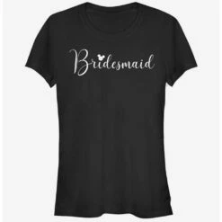 Deals ✔️ Disney Mickey Mouse Disney Bridesmaid 🛒 Girls T-Shirt 🔔