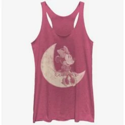 Brand new 🔔 Disney Mickey Mouse Minnie On The Moon Girls Tank 🔔