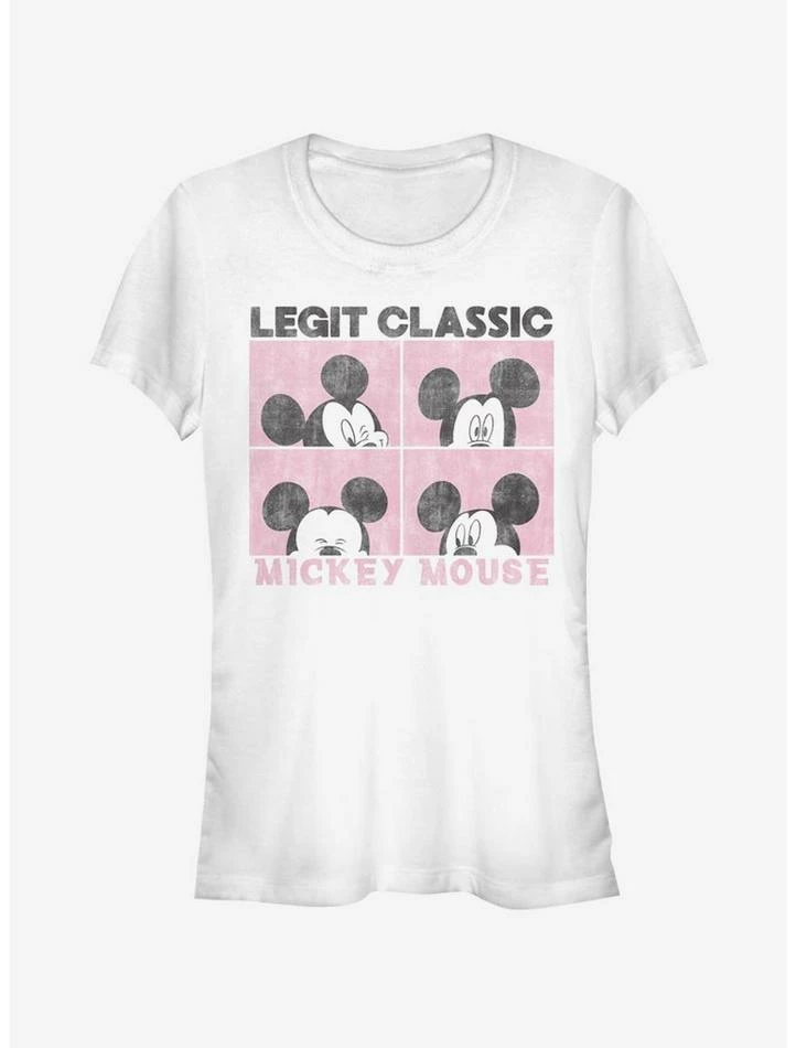 Promo 💯 Disney Mickey Mouse Mickey Faces Girls T-Shirt ⭐ 1 Promo 💯 Disney Mickey Mouse Mickey Faces Girls T-Shirt ⭐