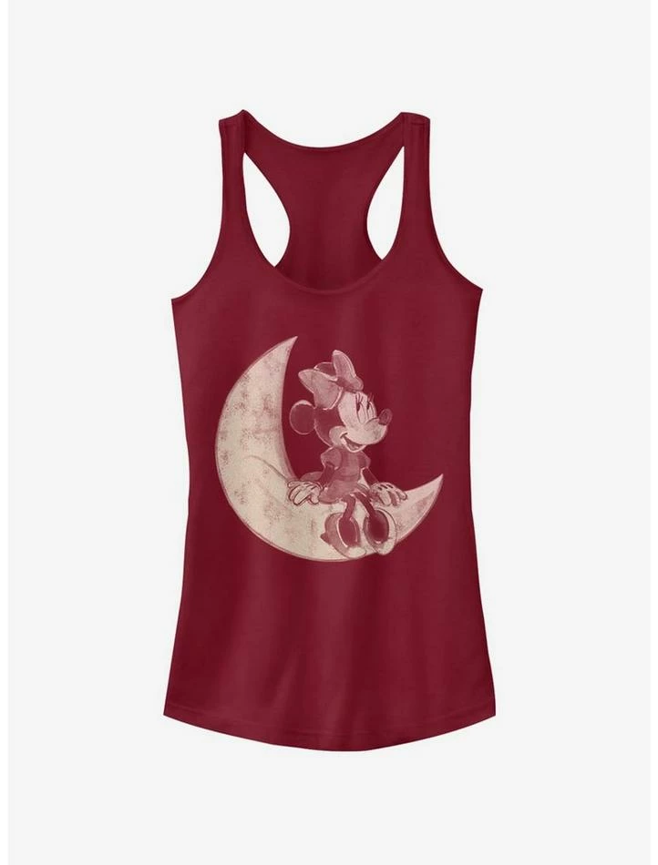 Cheapest 👍 Disney Mickey Mouse Minnie On The Moon 💯 Girls Tank ⌛ 1 Cheapest 👍 Disney Mickey Mouse Minnie On The Moon 💯 Girls Tank ⌛
