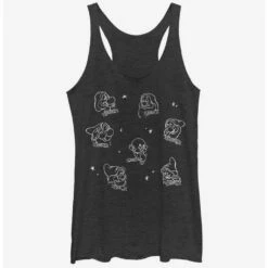 Hot Sale ⭐ Disney Snow White And The Seven Dwarfs Many Dwarves ✔️ Girls Tank 👏